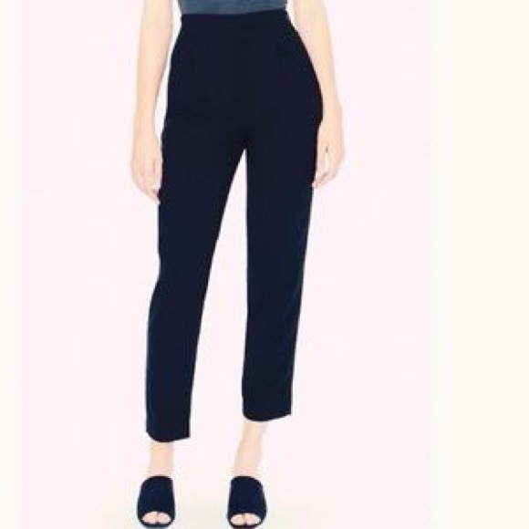 Pleated cropped pants - Picture 1 of 4